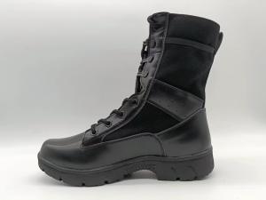 Quality Unisex Ultra Lightweight Outdoor Tactical Boots Black High Top Lace Up wholesale