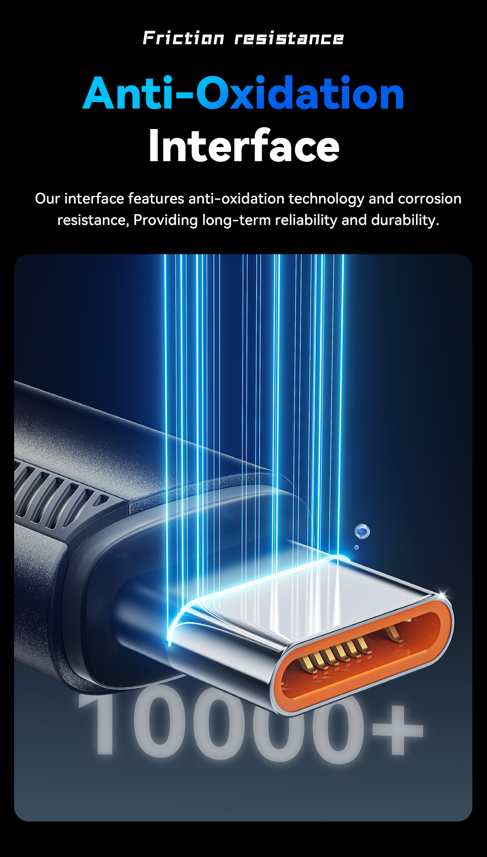 ESSAGER ES-X45 Series 100W Data Cable Charging Cable USB C to USB A