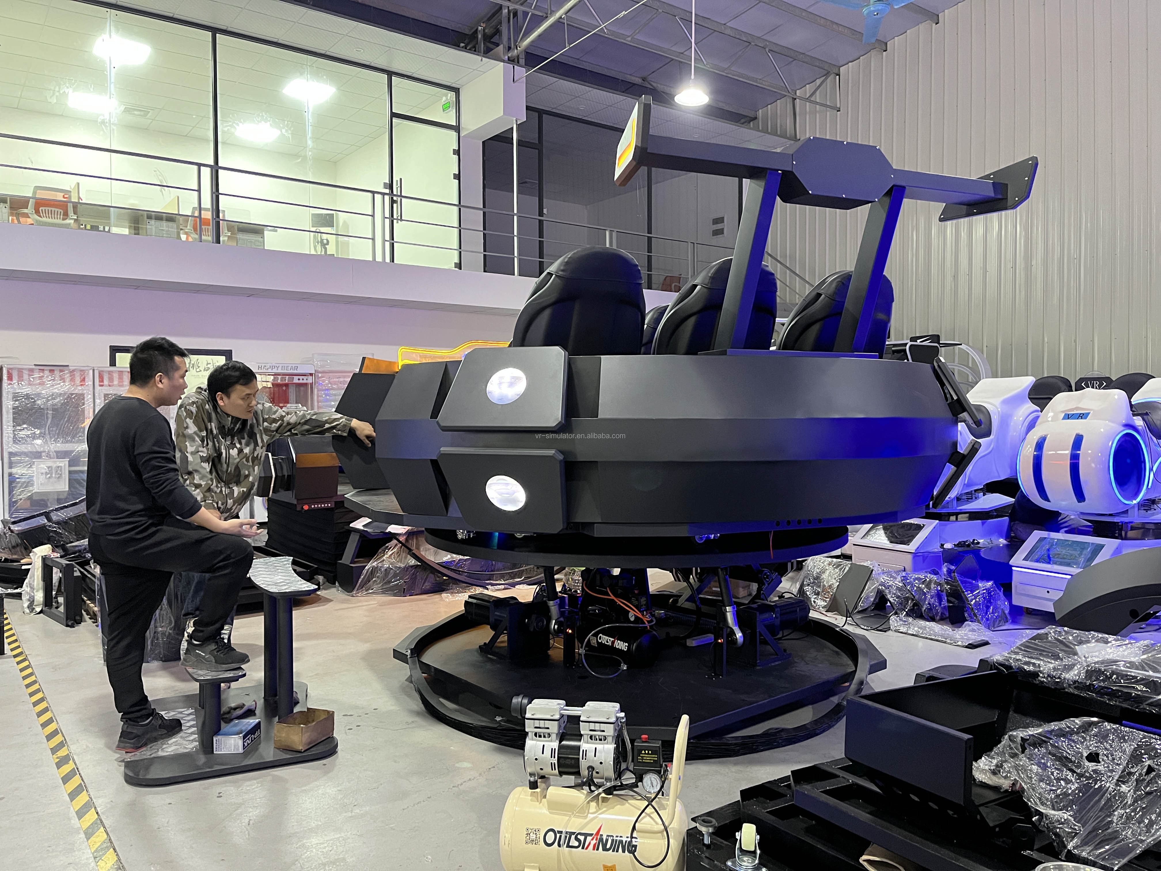 Dreamland VR Magic UFO Flying Saucer 360 9D VR Cinema Simulator VR Flight Simulator 720