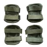 4 Pieces Thick Professional Protection Sports Adjustable Knee Elbow Guards for