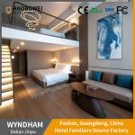 Ash Wood Frame Modern Luxury Style Business Double Bedroom Set Furniture For 5