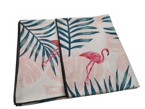 Quality Microfiber Custom Printed Sand Free Beach Towel Waffle Fabric wholesale