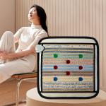 Stones Far Infrared Amethyst Mat FIR PEMF Photon Jade Tourmaline Heating Pad