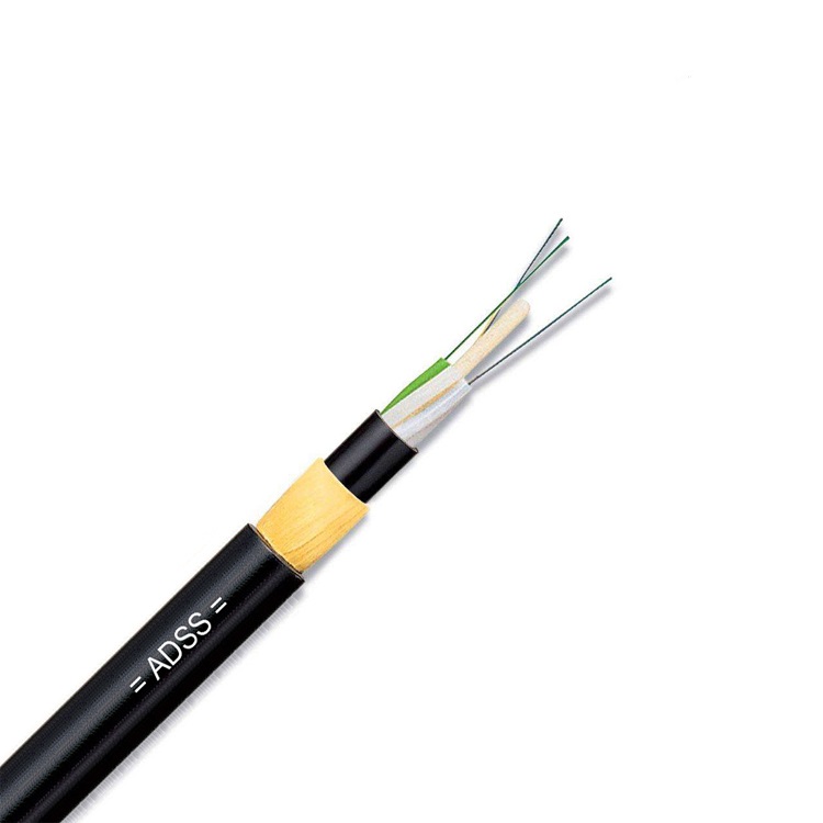 All-Dielectric FTTH ADSS Fiber Optic Cable Transparent Self-Supporting Outdoor Design