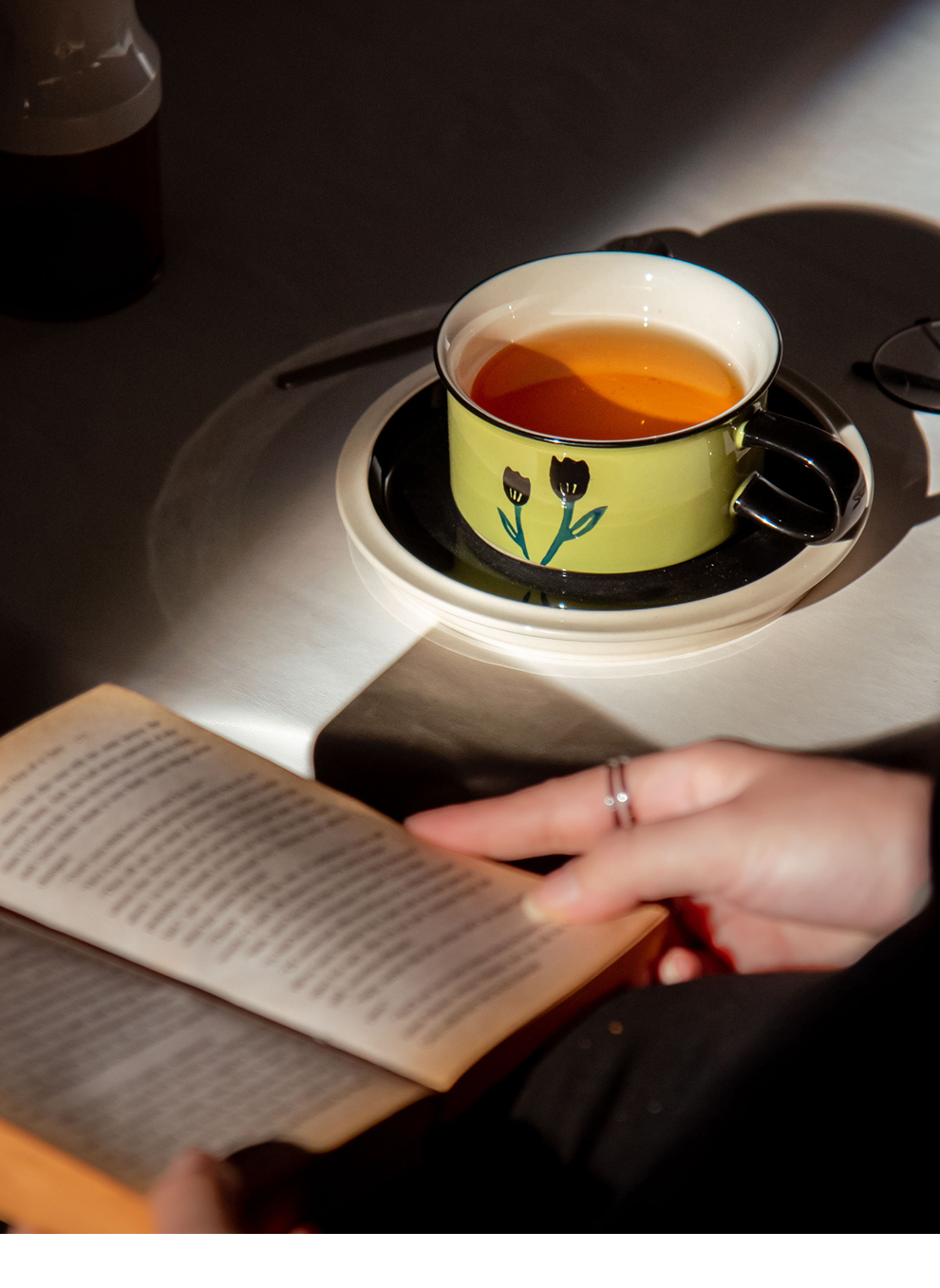 Europe Design Style Ceramic Saucer And Cup Set Creative Novelty Coffee Mug With Saucer