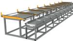 50mm Rebar Shear Line CNC Automatic Cutting Machine 12m