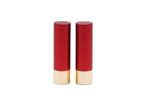 Quality 3.5g Aluminum Red Gold Fashionable Empty Lipstick Packaging Tube Case wholesale