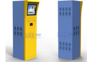 Quality Parking Ticket Vending Machine Half Outdoor Kiosk With Member Card Credit Card Reader wholesale