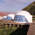 OEM Strong steel structure Outdoor camping eco House Living Tents for tourism