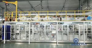 Quality Pulp Molding 0.8Mpa 700pcs/Min Diaper Manufacturing Plant wholesale