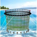 Long Life Anti UV Floating Fish Cage Safety Corrosion Resistance Less Maintenanc
