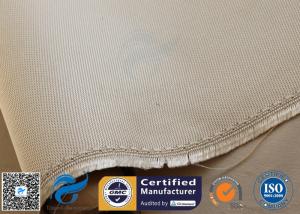 Quality High Temperature Silica Fabric Brown 800℃ 1200G 36&quot; Welding Shield Blanket Cloth wholesale