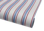 Removable Modern Removable Wallpaper / Vertical Striped Wallpaper Dark Blue And