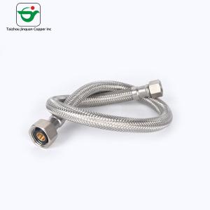 Quality Water Connector 3/4''X3/4'' FIP 24 Inch 2 Way Flexible Brass Hose wholesale