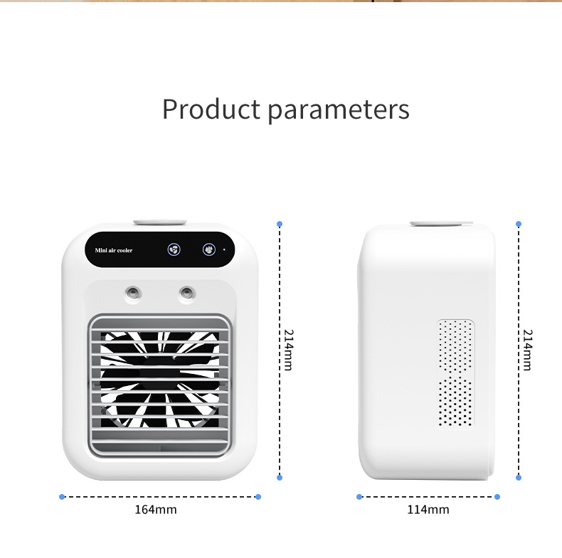 Hotel Room Comfort Cooling Needs Portable Mini Air Conditioner Fan with USB Power