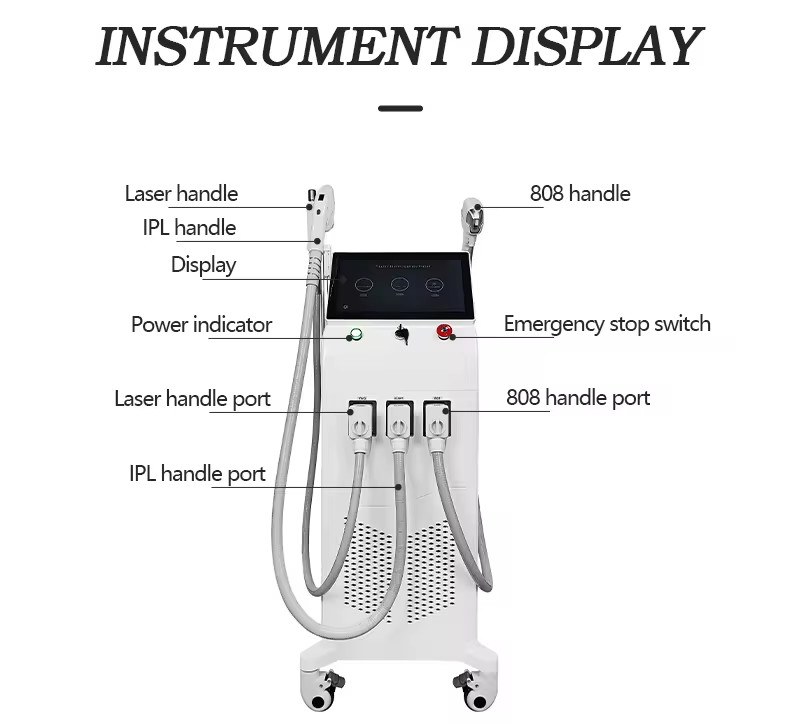 D31-3 Professional Ipl Hair Removal 808nm Diode Laser Carbon Peel Nd Yag Picosecond Laser With Measuring Rod