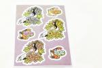 UV resistant cartoon Daisy PVC Vinyl Stickers
