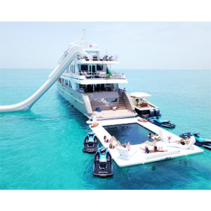 Quality Drop Stitch 28 Oz PVC 8 People Inflatable Yacht Dock wholesale