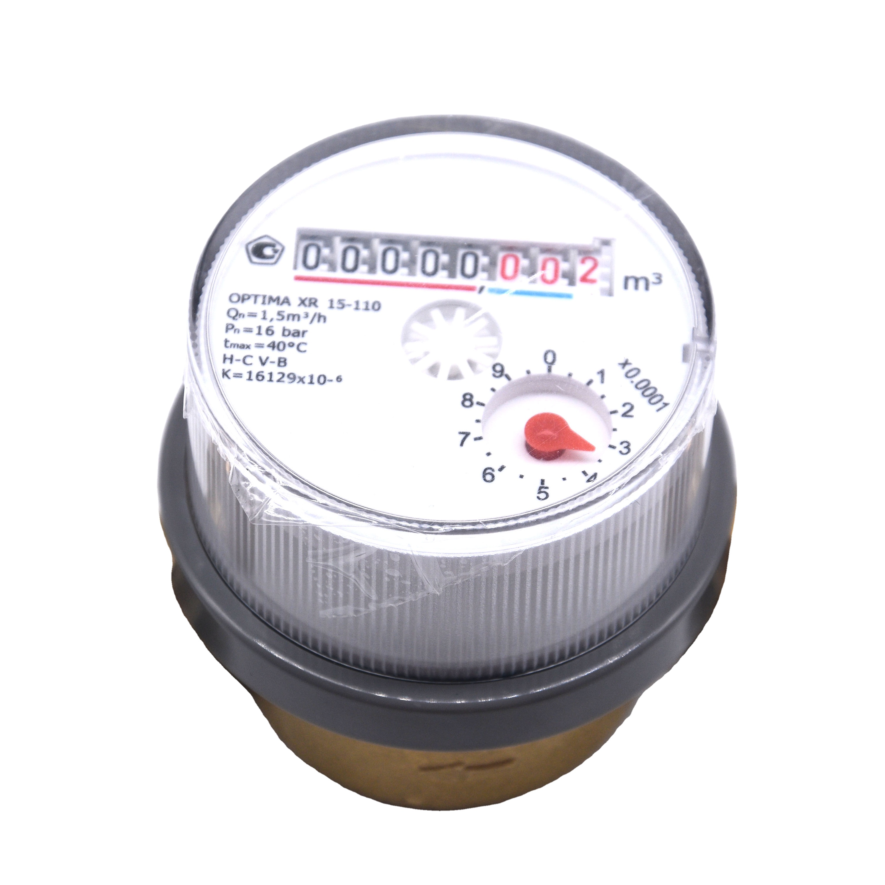 DN15 High precision brass single flow water meter