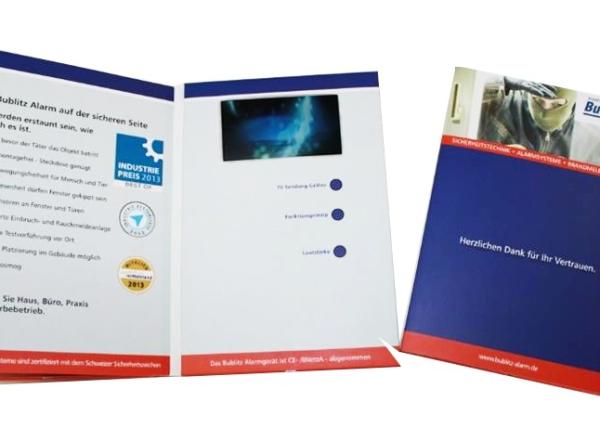 Full colors LED Video Brochure Card , graduations / birthday parties video