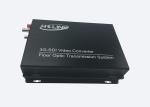 5VDC power4 channels HD SDI to Fiber Converter 1.485Gb / s Data rate optical