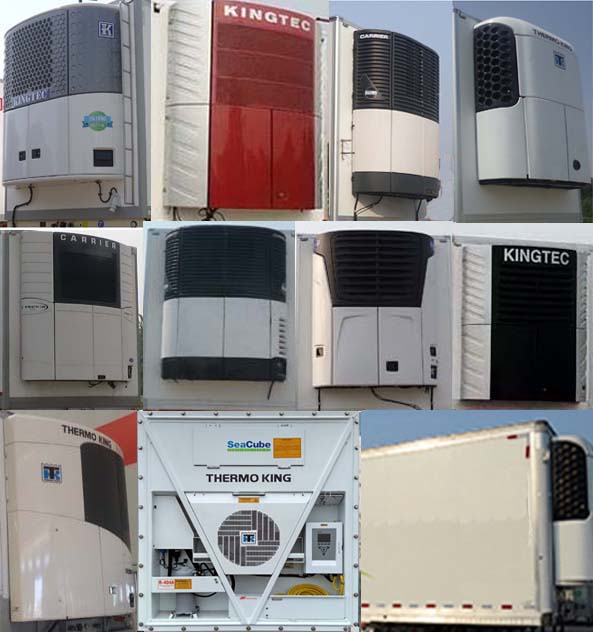 Aotong 30-40 Ton Fresh Fruit Vegetable Refrigerator Van Semi Trailer for and Transport