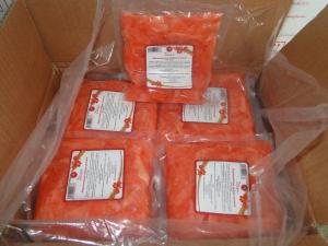 Quality HACCP Sushi Chef Pickled Ginger , Japanese Pink Ginger No Foreign Odours wholesale