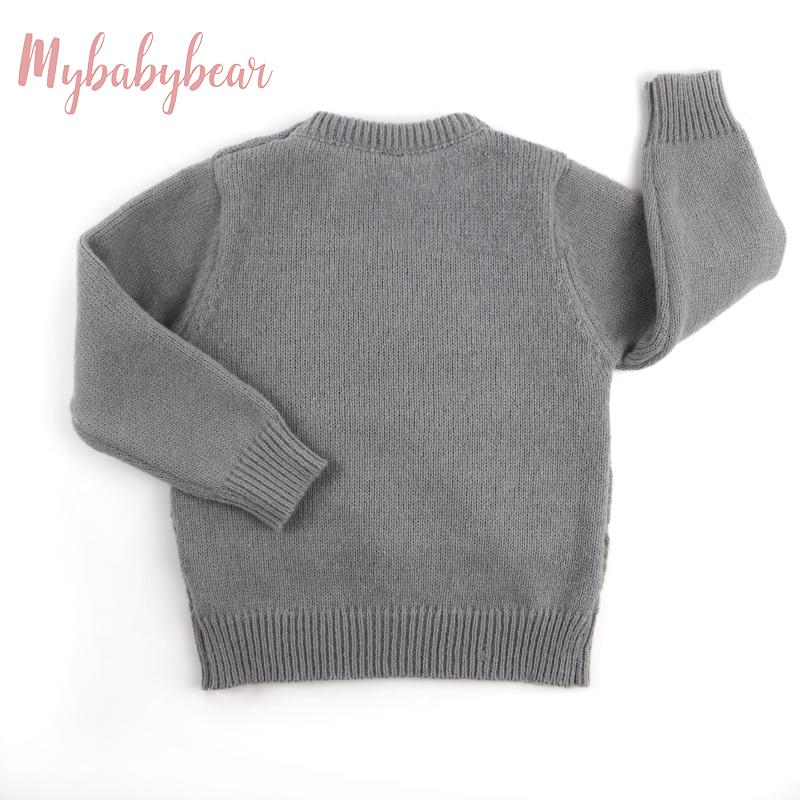 Children's Knitted Pattern Wool Acrylic Kid baby girl pullover Sweater