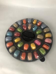 Quality 1mm PET One Dozen Macaron Gift Boxes Clamshell Plastic Cookie Tray Packaging wholesale