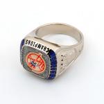 Youth Silver Baseball Sports Championship Rings