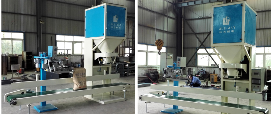 600pcs/Hour Semi Auto 50KG Bag Poultry Feed Packing Machine