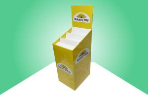 Quality Shining Retail Cardboard Dump Bins Heavy Duty Long Lasting For Selling Medicine wholesale