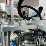 Stainless Steel Euro Cap Assembly Machine For Plastic IV Infusion Bags And
