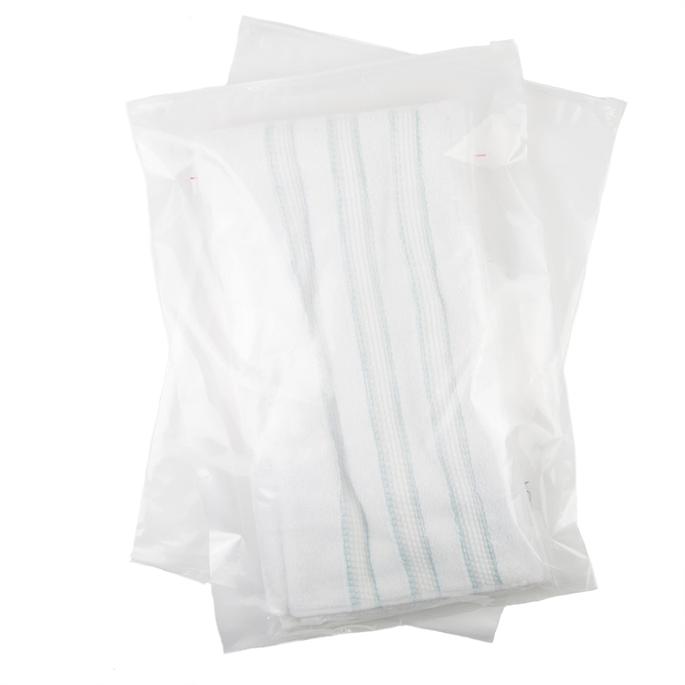 Sealing Handle Zipper Top Frosted Plastic Bag for Eco-Friendly Fabric Clothing Packaging