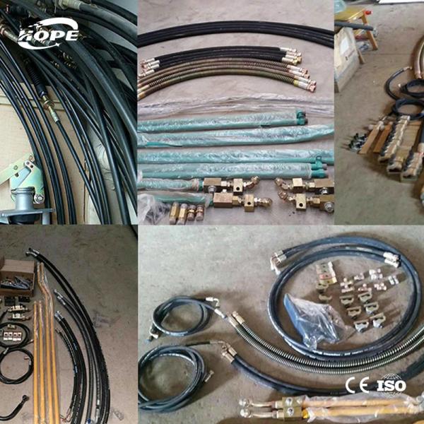 Excavator Breaker Piping Flexible Hose Rigid Steel Pipe Assembly Head Parts