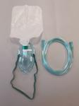 PVC Non Rebreather Oxygen Mask Paediatric Non Rebreathing Mask With Safety Vent