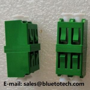 Quality Duplex Flangeless Fiber Optic Adapters Green FTTH Optical LC APC Adapter wholesale