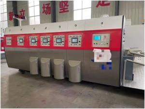 China Non Bond Joining Carton Printing Machine With Slotter Die Cutter on sale
