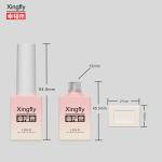 8ml Nail Polish Bottles Custom Logo Square Gel Nail Empty Polish Bottle