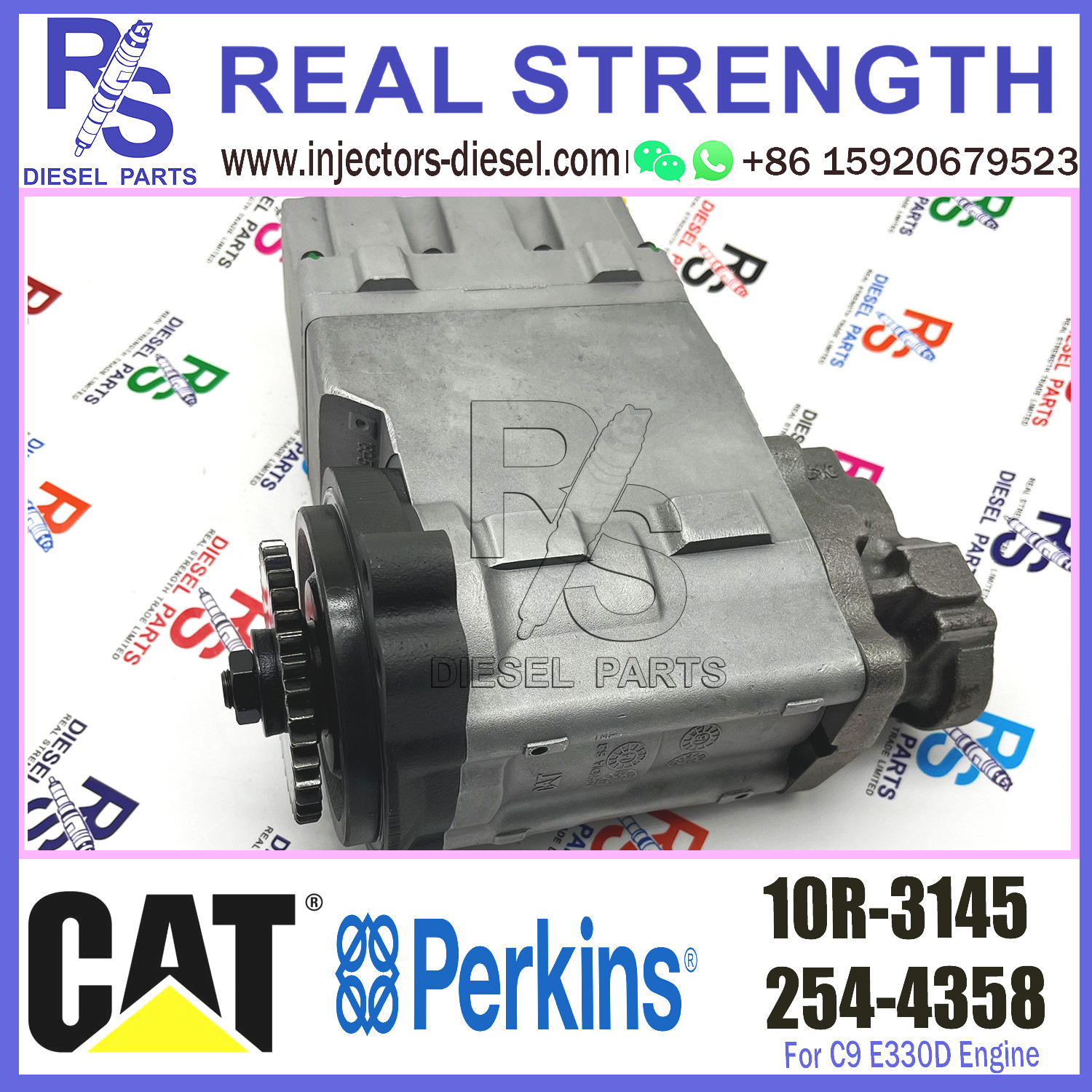 Diesel Fuel Injection Pump 254-4358 10R-3145 For Caterpillar Mechanical C7 C9 Engine