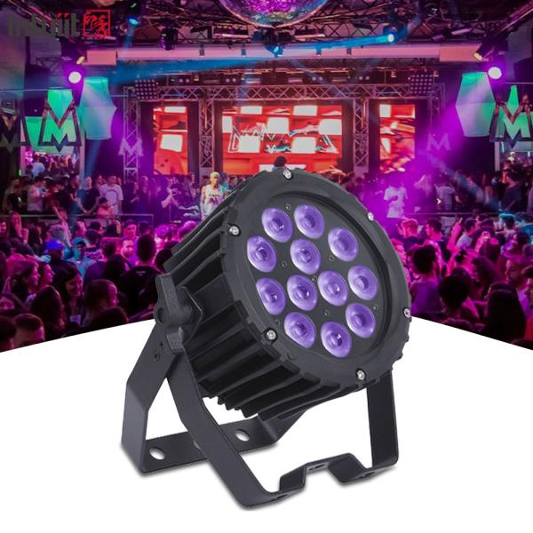 Professional 12pcs 4in1 12x3W LED Outdoor Par Can Light Stage Lighting RGBW