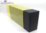 Rectangle Shape Small Plastic Packaging Boxes Yellow Color PVC Sleeve 38X25X9cm