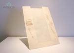 Kraft Paper Greaseproof Wrapping Paper Bags With Clear Window Logo Printed