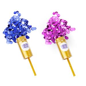 Quality 18g Metallic 2 Inches Biodegradable Wedding Confetti Cannon wholesale