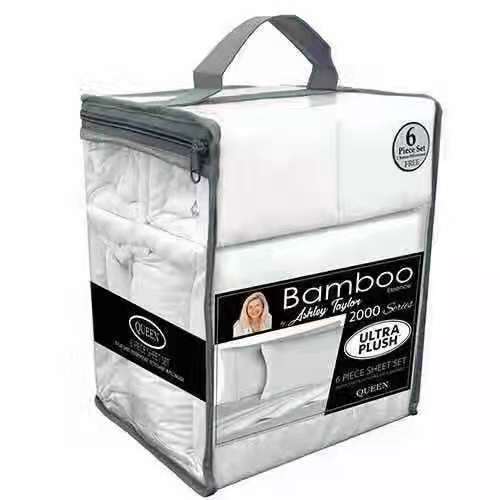 Wrinkle Resistant T1800 Microfiber Dyed Sheet Set 6 Pieces Non-Filling 1.5-2 Kg
