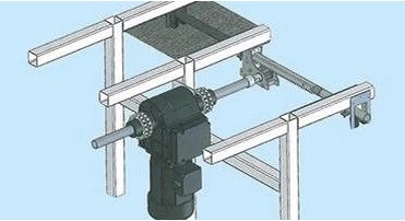 Black Greenhouse Kits Reducer Gear Motor For Ventilation With Glass Cover Material
