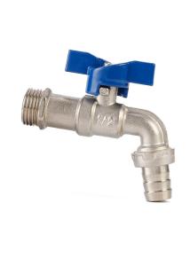 Quality 1/2 Inch Nickel Plated Brass Bibcock Taps Anti Corrosion For Garden wholesale