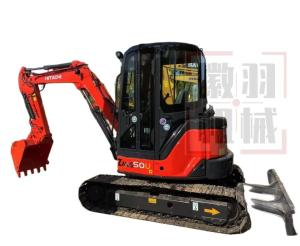 Quality 5 Ton Boutique Japan Brand Mini Excavator Used Hitachi Zx50u Second Hand Digger wholesale