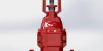 Vertical Type / Wall Mounted Rising Stem Gate Valve Used In Fire Fighting