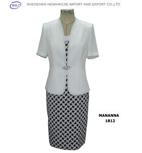 Quality Short-Sleeve Two Pieces formal suits for plus size women wholesale